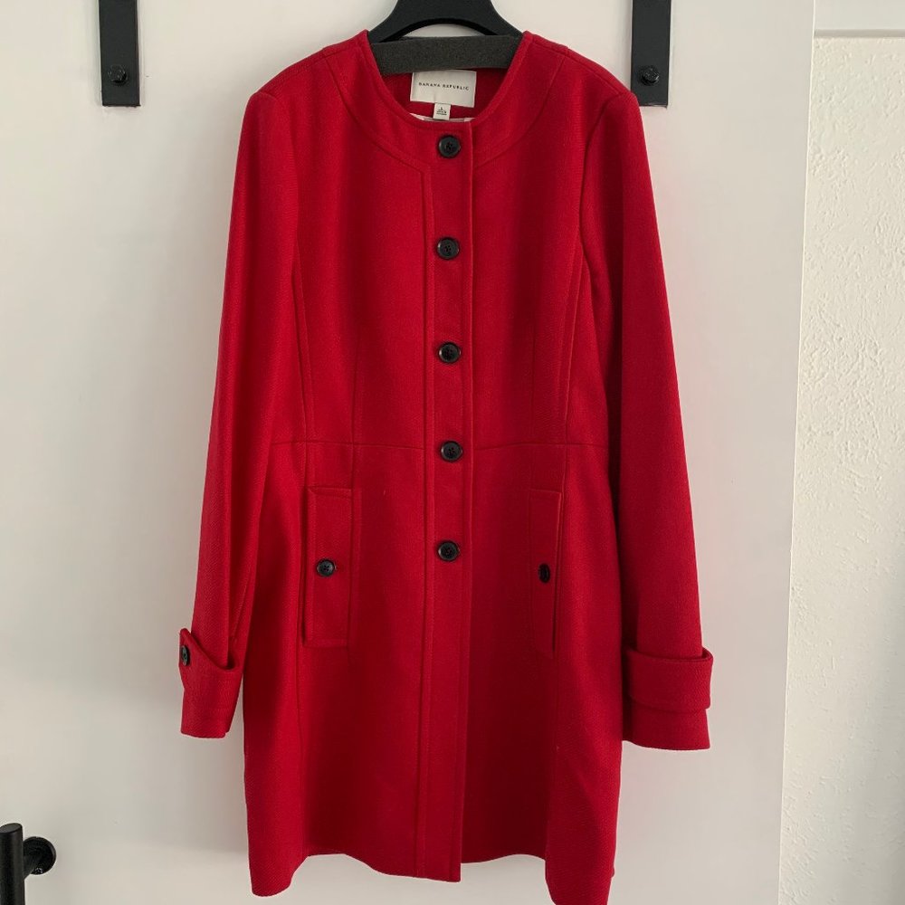 Banana Republic Red Coat
